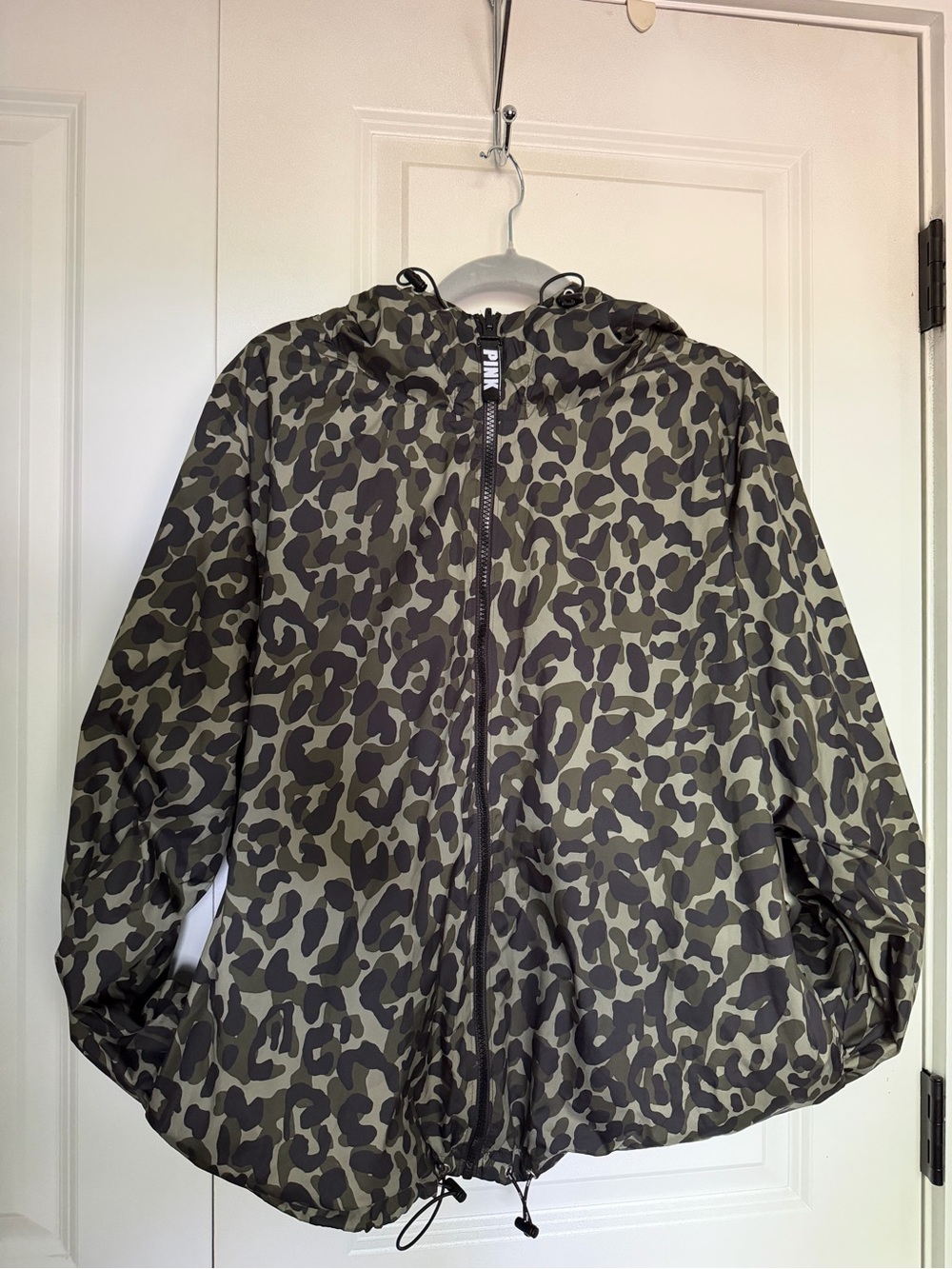 Victoria's Secret PINK Camo Anorak Windbreaker Jacket - Full Zip Hoodie